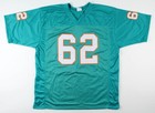 Jim Langer Signed Miami Dolphins Jersey Inscribed "HOF "87" (JSA COA) — photo 3