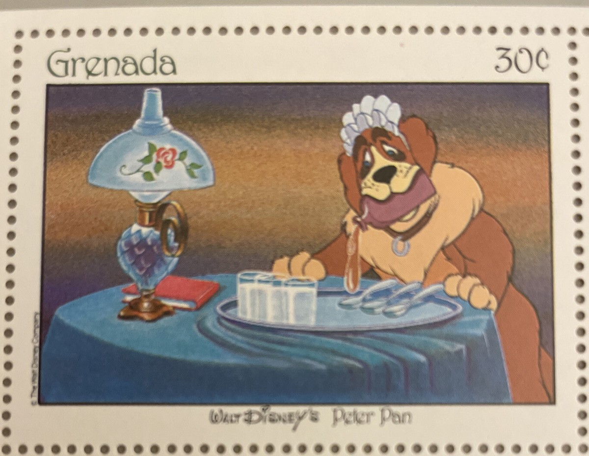 限定品ディズニー☆Authentic Postage Stanp 1987 Disney 📫50th Anniversary Classic Fairytale Stamps
