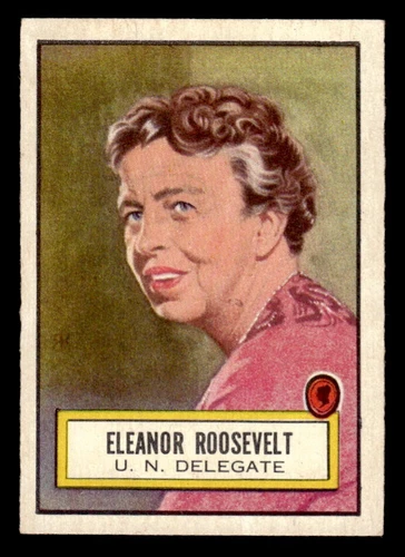 1952 Topps Look 'N See #43 Eleanor Roosevelt EX/MT