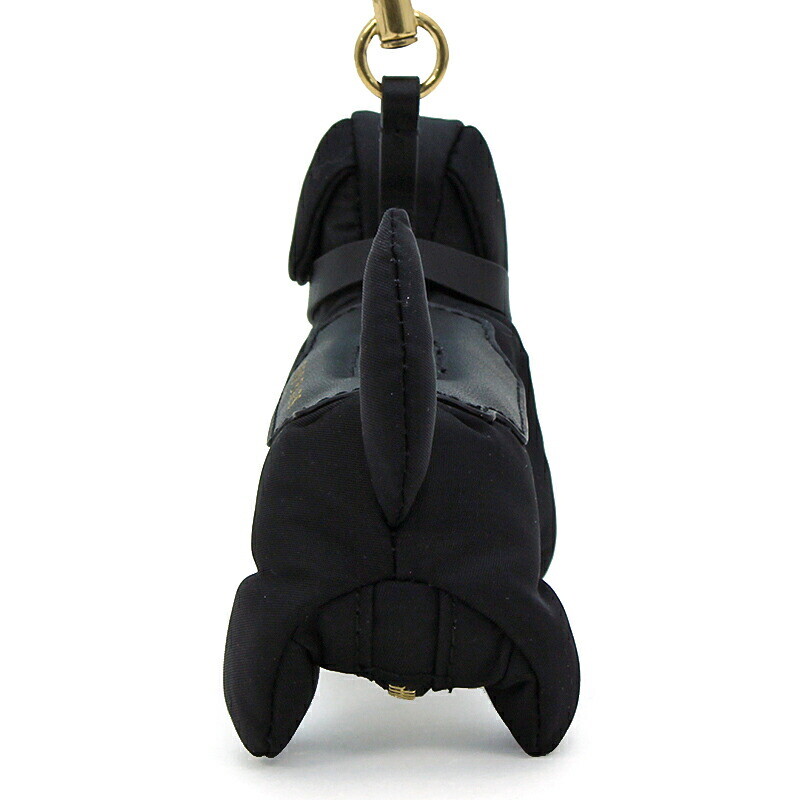 AUTH Anya Hindmarch Pet Dog Poo Bag Charm Keyfob Keyring ink