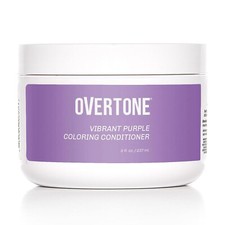 Overtone VIBRANT PURPLE Coloring Conditioner Full Size 8 oz BRAND NEW, SEALED