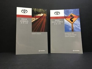 2018 Toyota RAV4 Hybrid Owners Manual, Original Owners Manual Handbook