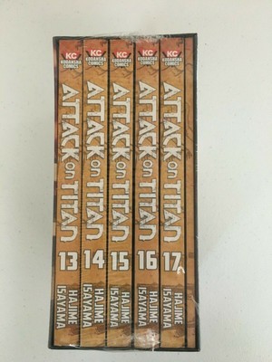 Attack On Titan Season 3 Part 1 Manga Box Set by Hajime Isayama Paperback Book F 9781632366559