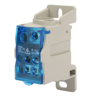 Din Rail Terminal Block Distribution Box High Temperature Resistant For Power