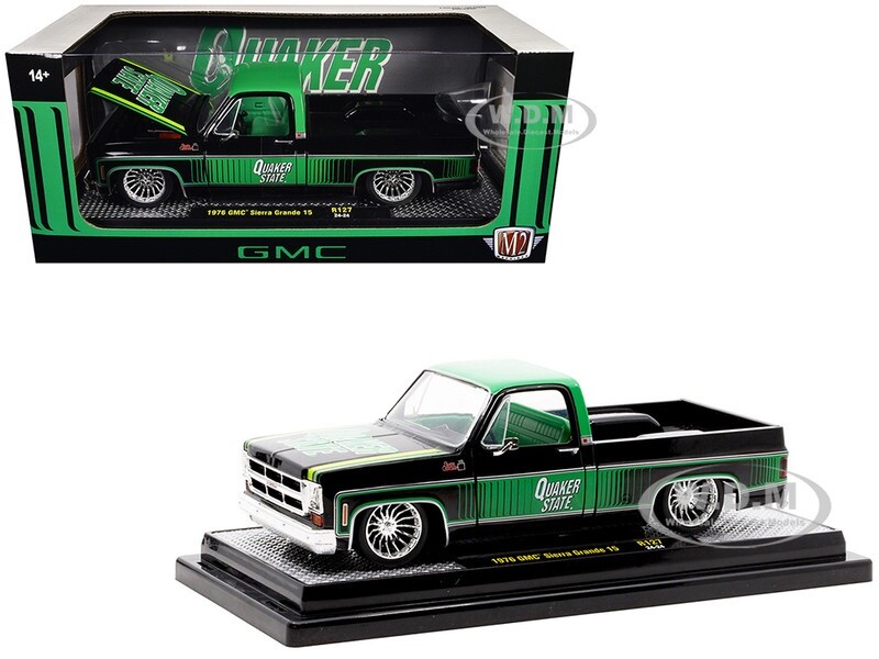 1976 GMC Sierra Grande 15 Pickup Quaker State 1/24 Diecast M2 40300-127  