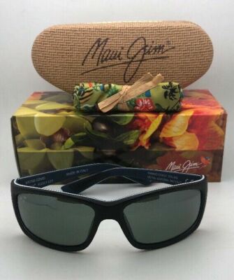 Polarized MAUI JIM Sunglasses KANAIO COAST MJ 766-02MD Black Blue