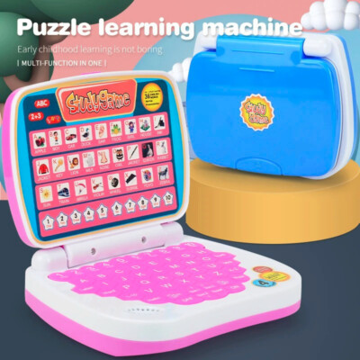 Englisch Lernen Klein Laptop Spielzeug für Kinder. Jungen und Mädchen Computer für Alphabet