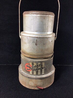 VINTAGE METAL MESH BUNSEN SPORTS KEROSENE HEATER