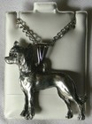 Chinese Crested Dog Harris Fine Pewter Pendant w Chain Necklace Usa Made
