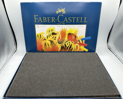 FABER CASTELL パステル72色木箱1960’s‼️ 72 Faber-Castell Soft Pastels Assorted Colours Creative Studio