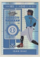 2020 Panini Chronicles Contenders Optic Hyper Prizm 245/299 Isan Diaz #27 fl4