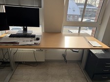 Schreibtisch Höhenverstellbar Elektrisch 180x80