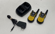 Motorola Two Way Radios T100 Yellow Black Dual Charging Base Adapter