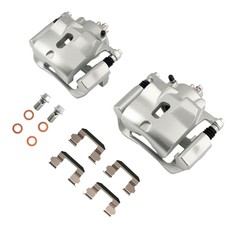 Front Disc Brake Caliper Set Wbracket For Honda Pilot 3.5l 2003-2008 19-b2670