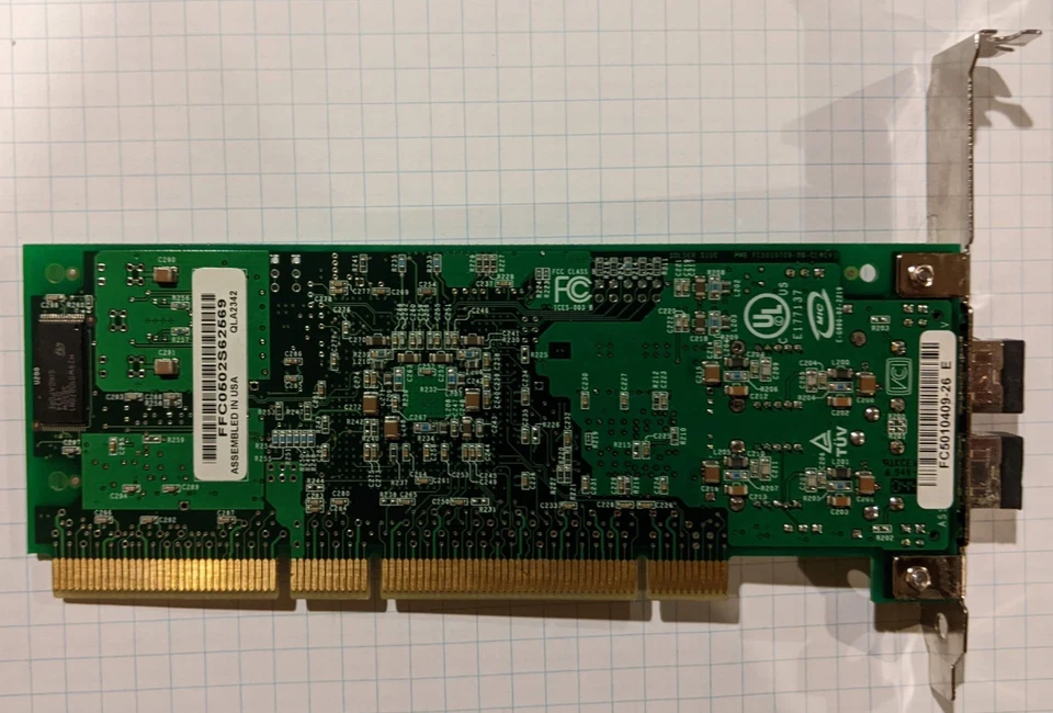 New Qlogic QLA2342 PCI-X Dual Port Fiber Channel Host Bus Adapter - Image 3 of 4