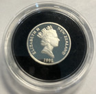 elf New Zealand 1 Dollar 1992  Silver Proof Kiwi Bird Piedfort — photo 2