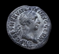 Trajan Silver Authentic Denarius (AD 98–99) Rome Mint – Pax Reverse RIC 38