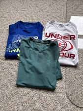 Under Armour  boys Lot 3 , shirts size M Athletic Bundle.