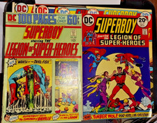 Superboy 197-202 DC Comics 1st 6 Lot Run Legion of Super-Heroes Issues 1973 VF-