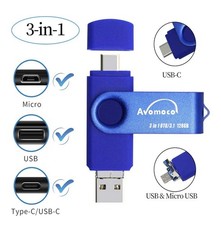 3.1 128GB 3 in1 High Speed Photo Backup Flash Drive for iPhone 15/16/17