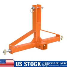 3 Point Trailer Hitch 2" Receiver ,Heavy-Duty Tractor Quick Hitch for Category 1