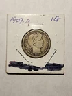 1909 D Barber Quarter Circulated Coin
