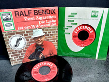 RALF BENDIX - 1965 - Zwei Zigaretten - Der schwarze Koffer - 2 x Single 7"
