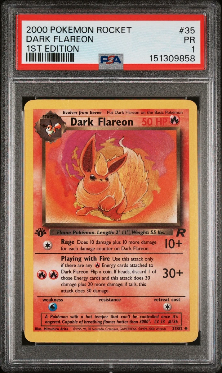 Flareon Pokmon TCG 1st Edition Individual Trading Card Games for sale |  eBay
