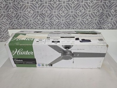 Hunter Cassius 59262 52'' Ceiling Fan - Plata Matte