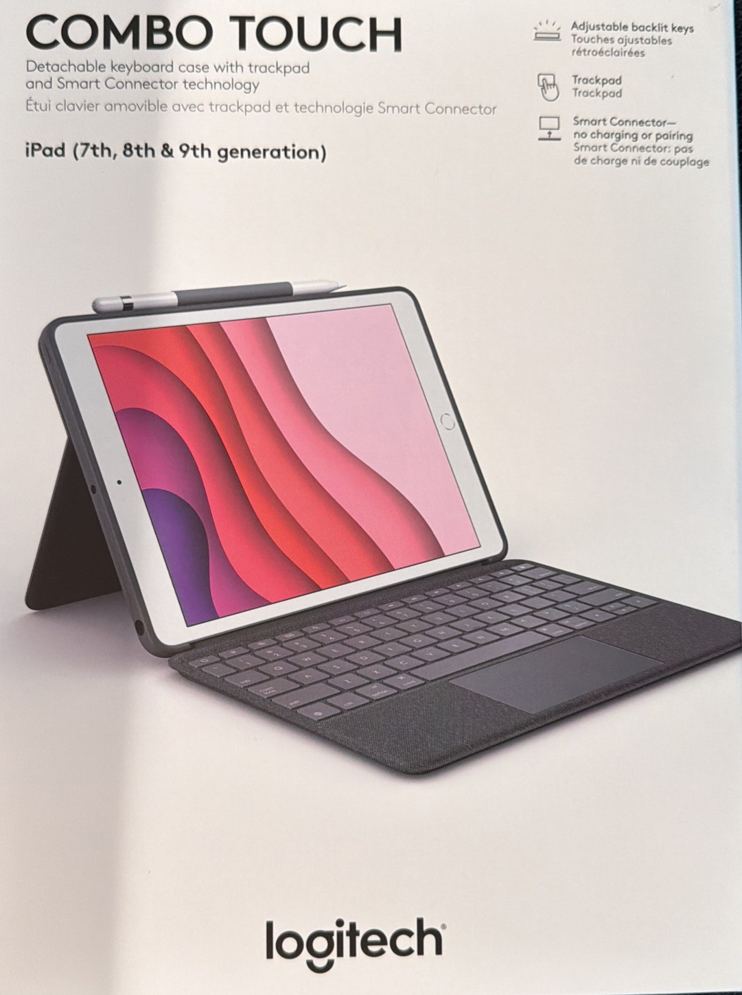 Logitech 920-009608 Woven Fabric Folio for 10.2" iPad Graphite (No Box)