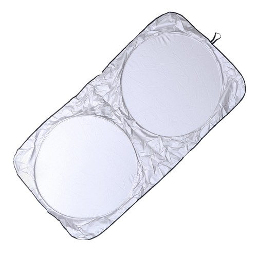 Parabrisas interior coche doble anillo parasol bloque térmico cubierta anti-UV - Imagen 5 de 11