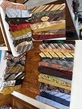 Lot Of 45 Vintage Ties Hand Painted Deco Rockabilly 1930s-1970  s