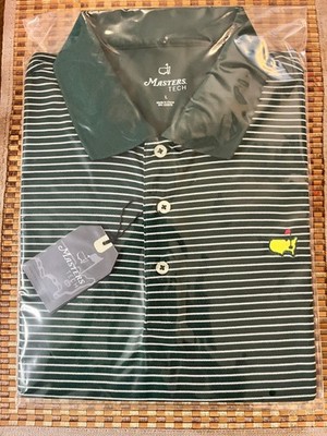*NEW* Augusta National Masters Tech Polo Golf Shirt (large)