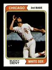1974 Topps #582 Bucky Dent RC NM X3732173