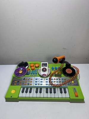 VTech Kidi Jamz DJ Music Studio Keyboard Interactive Mic And MP3 Player Green