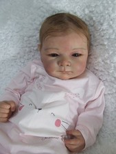 Reborn bambola realistica bebè vinile doll rara Xavi di Adrie Stoete 