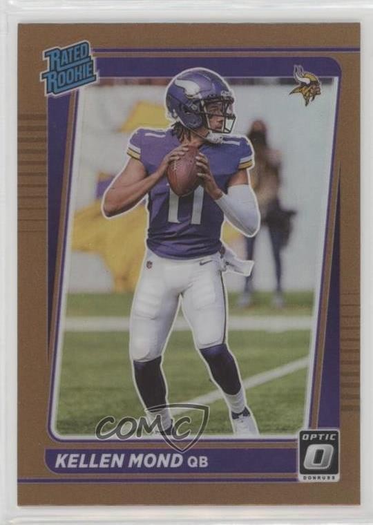 2021 Panini Donruss Optic Rated Rookie Bronze Prizm Kellen Mond #221 11oq