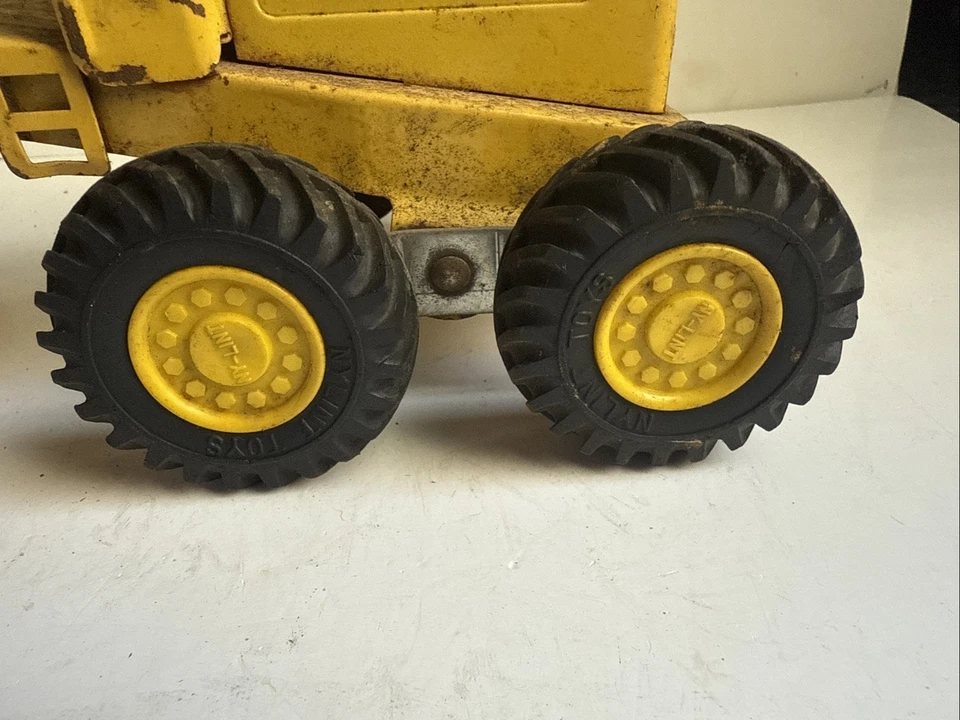 Vintage 1960’s Ny-lint Nylint Road Grader Pressed Steel (24) - Image 4 of 4