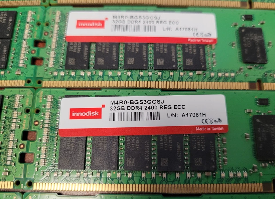 256GB (8x32GB) Innodisk Registered ECC Server RAM 2400MHz M4R0-BGS3GCSJ - image 2 of 2