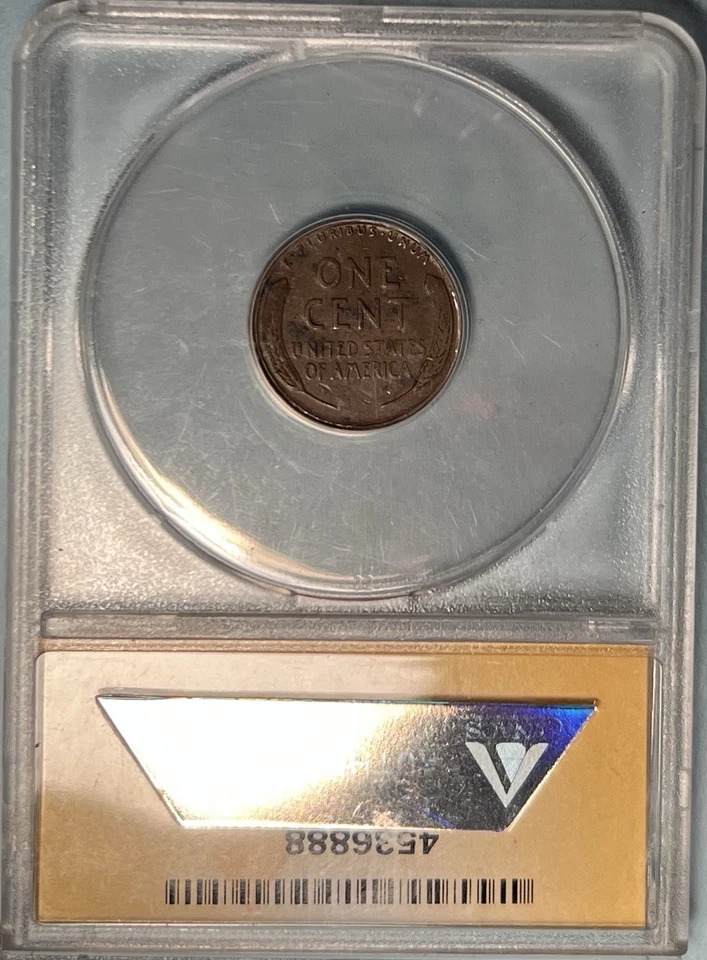 1914-D Lincoln Cent Key Date ANACS VF20 — Only 1,193,000 Minted - Image 2 of 4