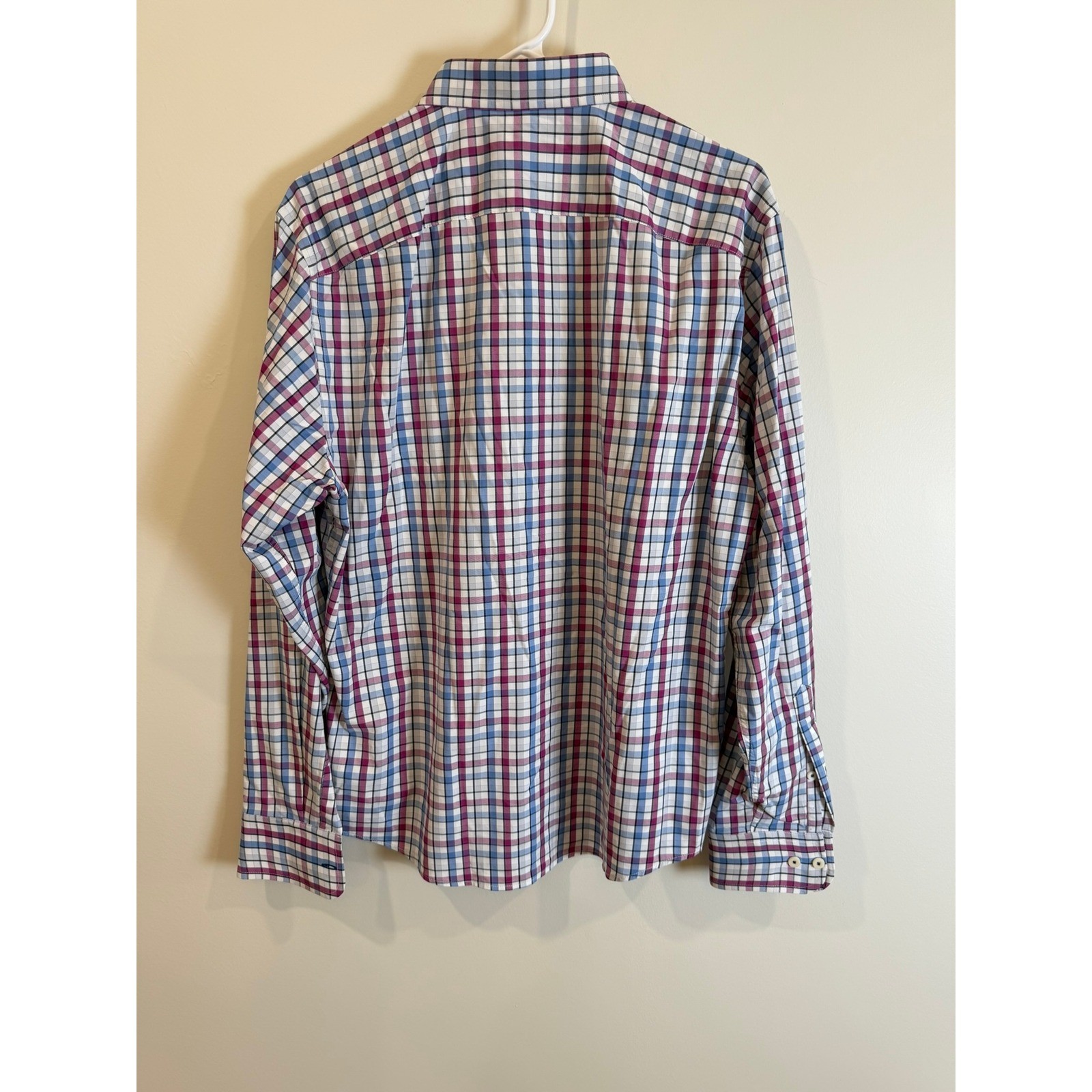 UNTUCKit Medium Plaid Button Down Long Sleeve Shi… - image 2