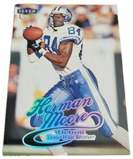 1999 Fleer Ultra Football Herman Moore Detroit Lions #127 NFL Card (Q1