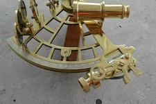 Nautical Sextant Navigation Working Functional Original Antique Brass Nautical