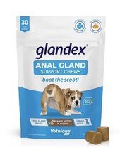 Glandex Peanut Butter Soft Chews for Dogs 30 count 