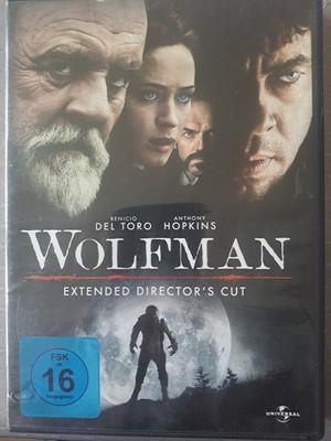 Wolfman Extended Director's Cut DVD - Anthony Hopkins, Benicio Del Toro