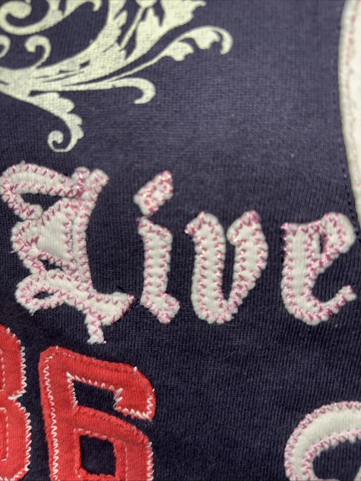 Victoria's Secret VTG Y2K Bolsa Mensageiro de Lona Branca "Live In Pink 86" Feminina - Imagem 4 de 4