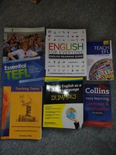 6 x TEFL/Grammar book bundle VGC- Dummies, DK, Teach Yourself, Collins etc