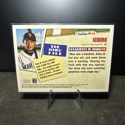 2026 Topps Series 1 #TP-12 Ichiro - Profiles by Ken Griffey Jr