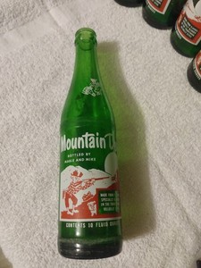 Mountain Dew Hillbilly Name ACL Soda Bottle 10 oz Bottled By Mable And Mike #48