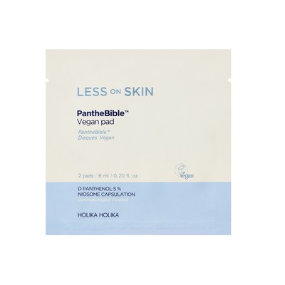8806334391195 HOLIKA HOLIKA Less On Skin Panthebible Vegan Pad łagodzące płatki 